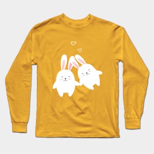 Bunnies in love Long Sleeve T-Shirt